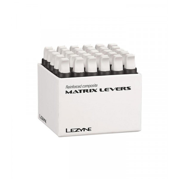 Lezyne Caja Display 30 Matrix Lever Blanco