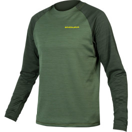 Endura Camiseta Exterior Térmica M/l Singletrack Verde Bosque Hombre