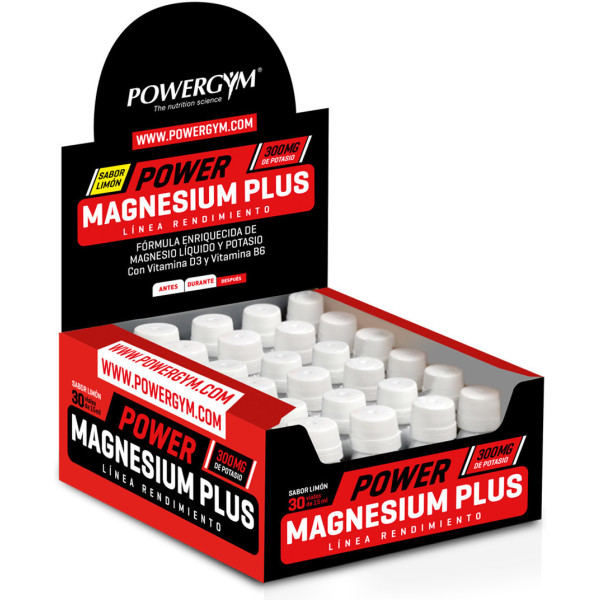 Powergym Power Magnesium Plus Box 30 Fläschchen