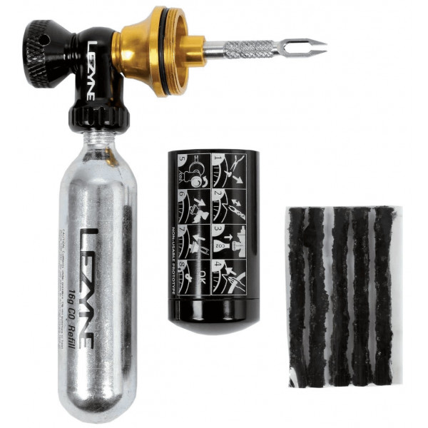 Lezyne Tubeless C02 Blaster Met Cartridge