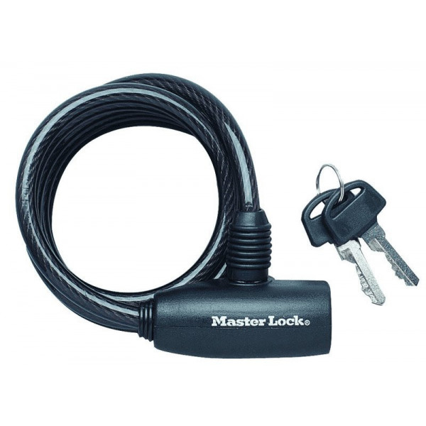Masterlock 8126 Cable 1.80m X 8mm Cierre Con Llave
