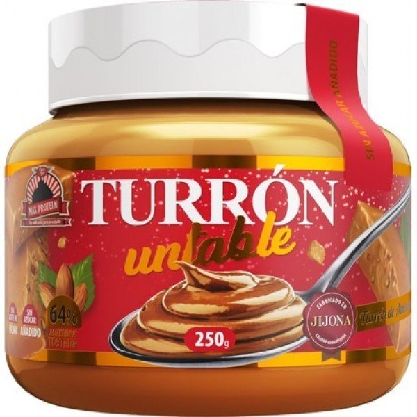 Max Protein Cream Turron Untable - Crema De Turrón Edición Limitada 250 Gr