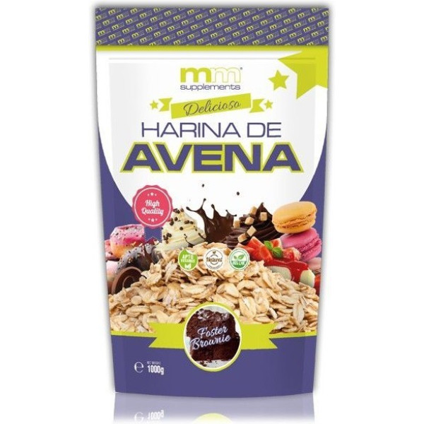 Mmsupplements Harina De Avena - 1kg - Mm Supplements - (brownie)
