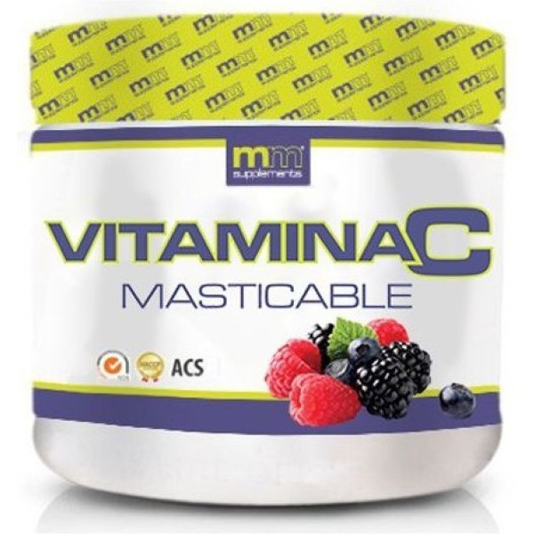 Mmsupplements Vitamina C Masticable - 150 Tabletas - Mm Supplements - (frutas Del Bosque)