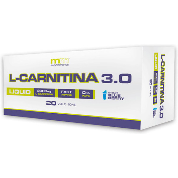 Mmsupplements L-carnitina 3.0 2000mg - 20 Viales - Mm Supplements - (frambuesa Azul)