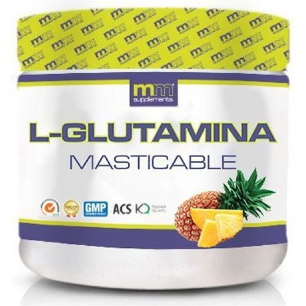 Mmsupplements Glutamina Masticable 2000mg - 180 Tabletas - Mm Supplements - (piña)