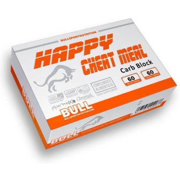 Bull Sport Nutrition Happy Cheat Meal Carb Block - 60 Cápsulas -