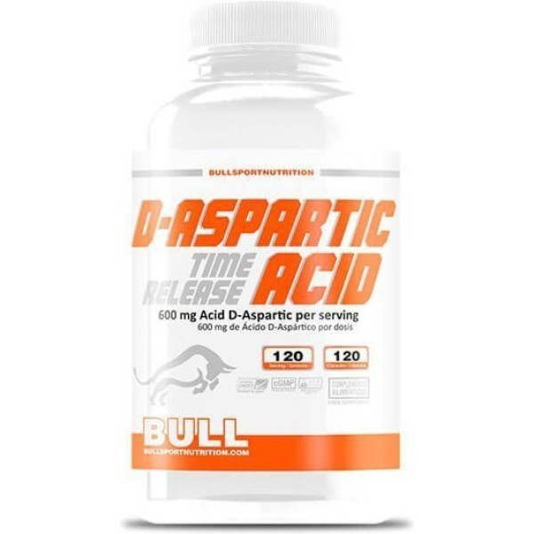 Bull Sport Nutrition ácido D - Aspártico - 120 Cápsulas -