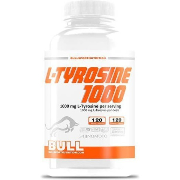 Bull Sport Nutrition L-tirosina 1000 - 120 Cápsulas -