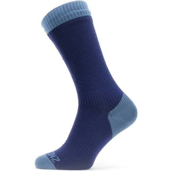 Sealskinz Mittlere wasserdichte Socken für warmes Wetter Marineblau