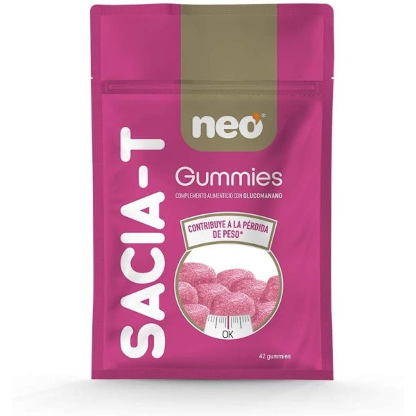 Neo - Sacia-T 42 Gummies - Contribuye a Disminuir el Apetito y Reducir la Ingesta Calórica