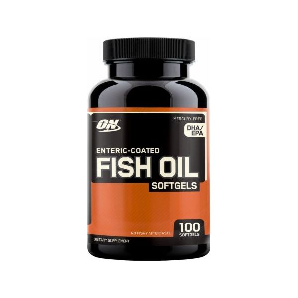 Optimum Nutrition magensaftresistentes Fischöl 100 Kapseln
