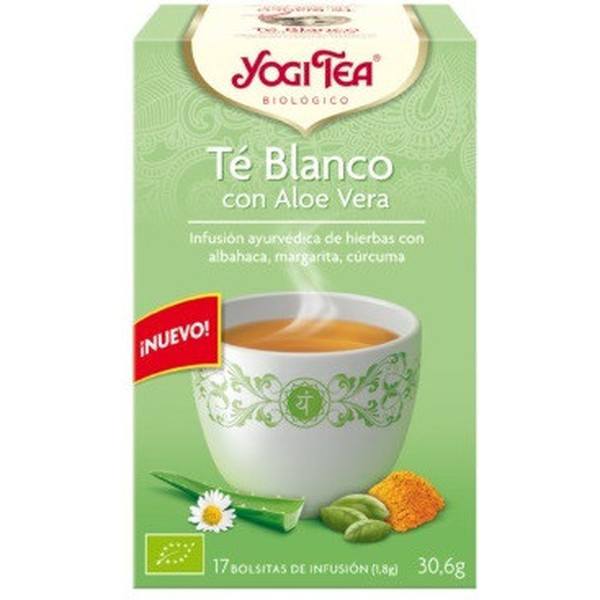 Chá Yogi Chá Branco com Aloe Vera 17 Filtros