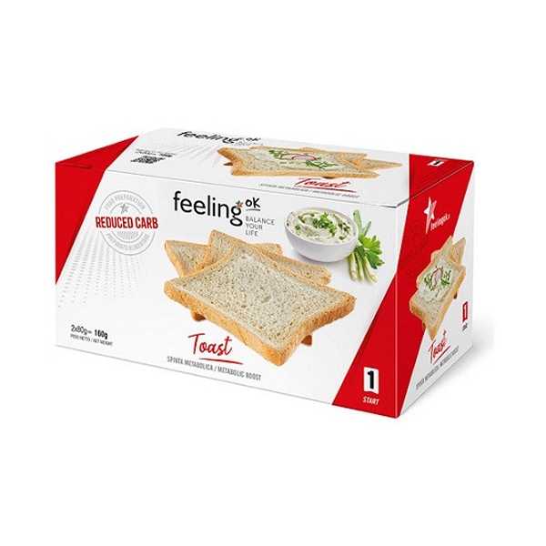 FeelingOk Toast Start Natural 160 gr