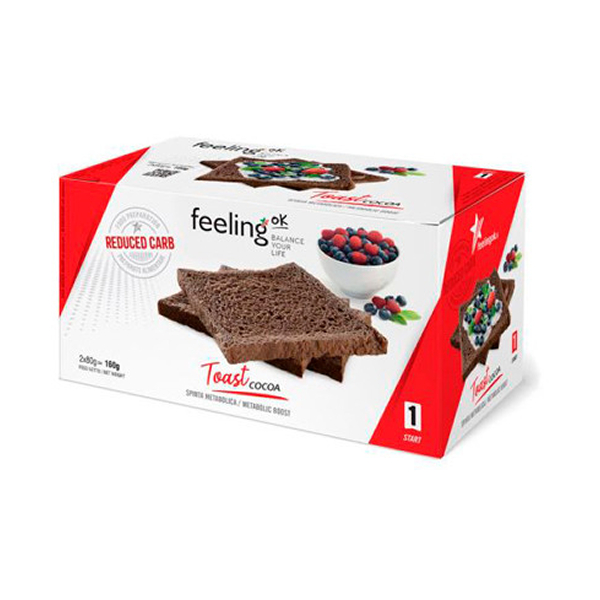FeelingOk Toast Start Cacao 160 gr
