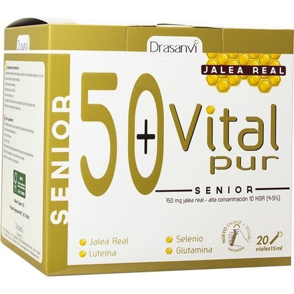 Drasanvi VitalPur Senior 50+ 20 flacons x 15 ml