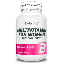 BioTech USA Multivitamine voor Vrouwen 60 tabbladen