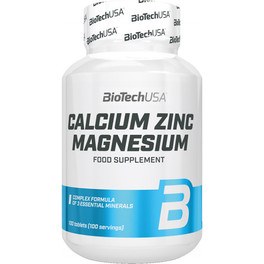 BioTechUSA Calcium Zinc Magnesium 100 Tablets