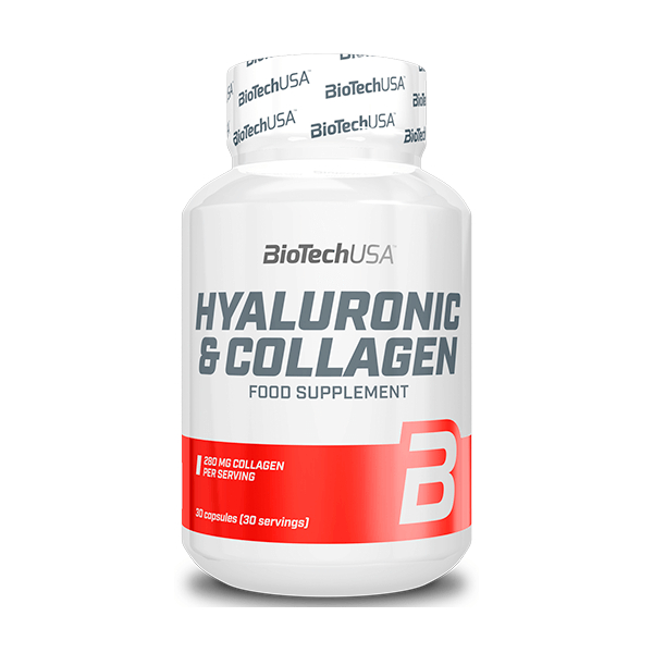 BioTechUSA Hyaluronic & Collagen - Acido ialuronico e collagene 30 capsule
