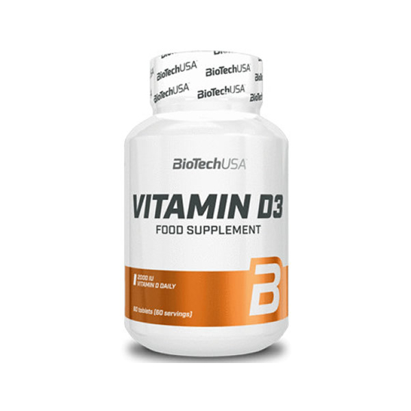 BioTechUSA Vitamine D3 60 tabletten