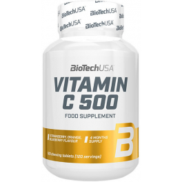 BioTechUSA Vitamine C 500 - 120 Comprimé