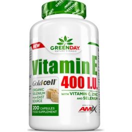 Amix GreenDay Vitamina E 400 UI VIDA+ 200 cápsulas