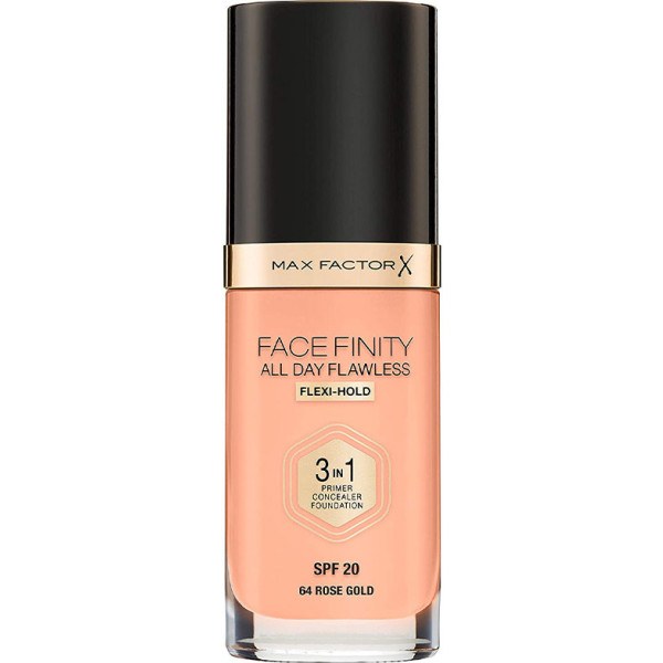 Max Factor Facefinity 3in1 Primer Concealer & Foundation 64 Mujer