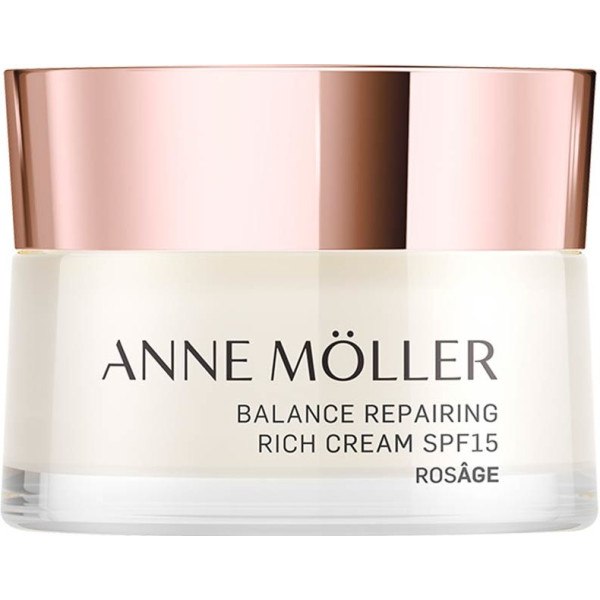 Anne Moller Rosâge Balance Rich Repairing Cream Spf15 50 Ml Woman