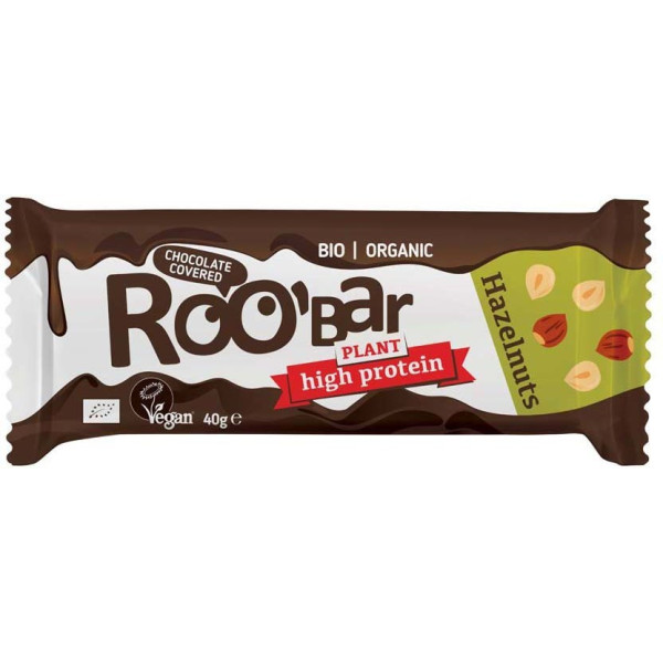 Roo' Bar Roo'bar Barrita Proteica Avellanas Choco Eco 40g