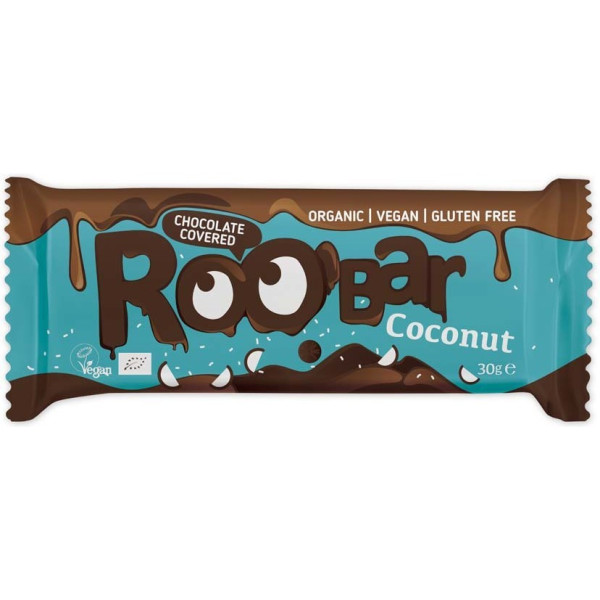 Roo' Bar Roo'bar Barrita Coco Bañada En Chocolate Eco 30gx20