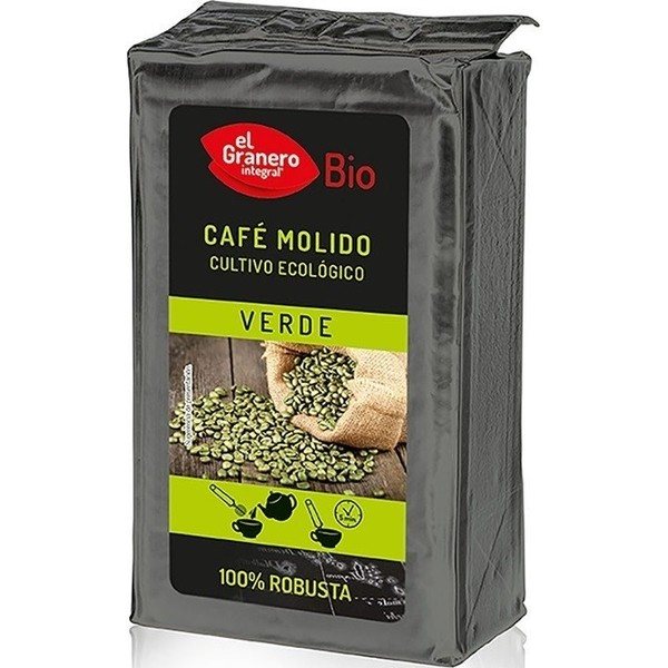 El Granero Integral Café Verde 100% Robusta Molido Bio 400 gr