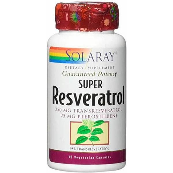 Solaray Super Resveratrol 250 mg 30 cápsulas