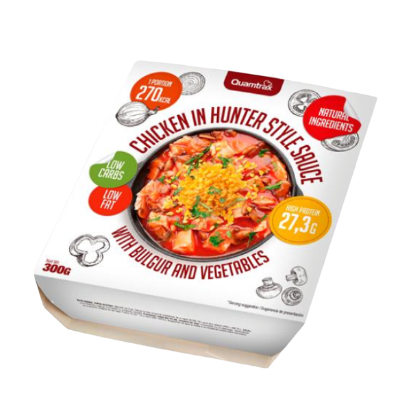 Quamtrax Ready Meals - Chicken Sauce Hunter Style and Vegetables 300 gr