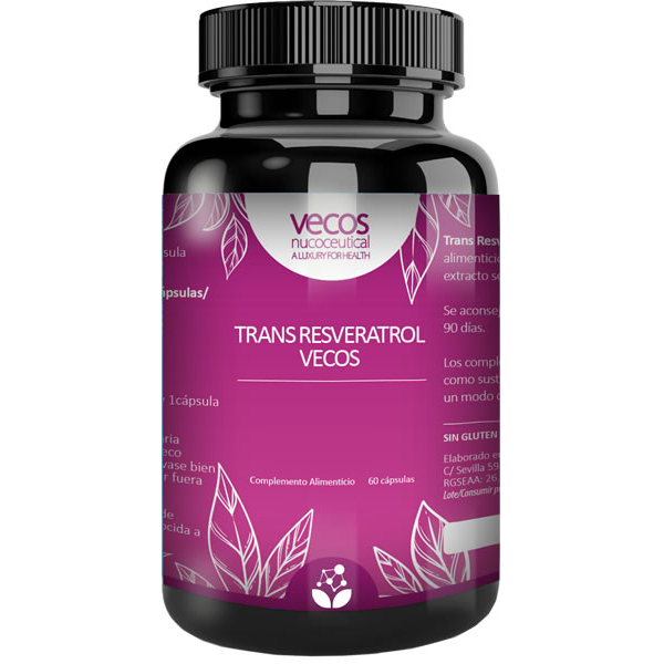 Vecos Nucoceutical Trans-resveratrol 60 Caps