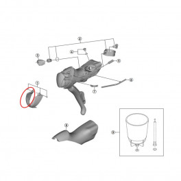 Shimano Embellecedor Maneta St-rs405 Dcho.