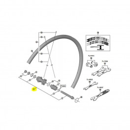 Shimano Eje Completo Trasero Wh-rx31 F12