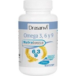 Drasanvi Nutrabasics Oméga 3-6-9 1000mg 24 perles