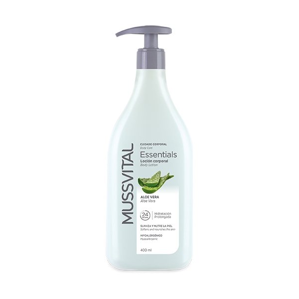 Mussvital Essentials Locion Hidratante Aloe Vera 400 ml