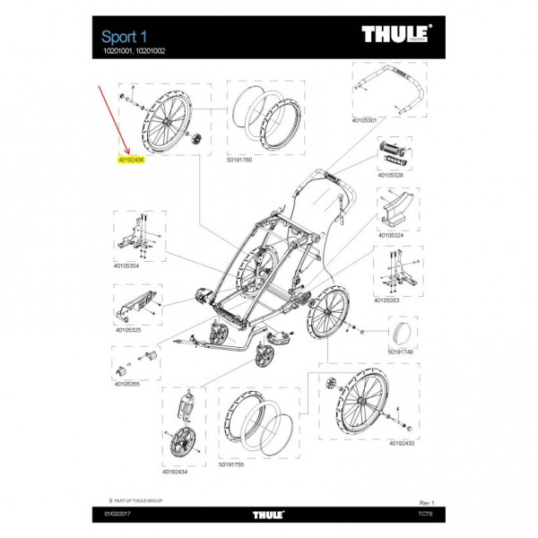 Thule Rueda Carros Th Sport 20