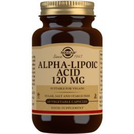 Acido alfa lipoico Solgar 120 mg 60 Vcaps