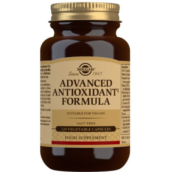 Fórmula Antioxidante Avançada Solgar® - 120 Cápsulas Vegetais