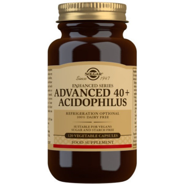 Solgar 40 + Acidophilus Avanzado 120 caps