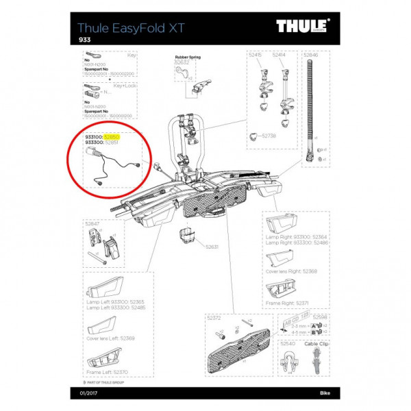 Thule Conector Electrico Th Easyfold 13p 933/9