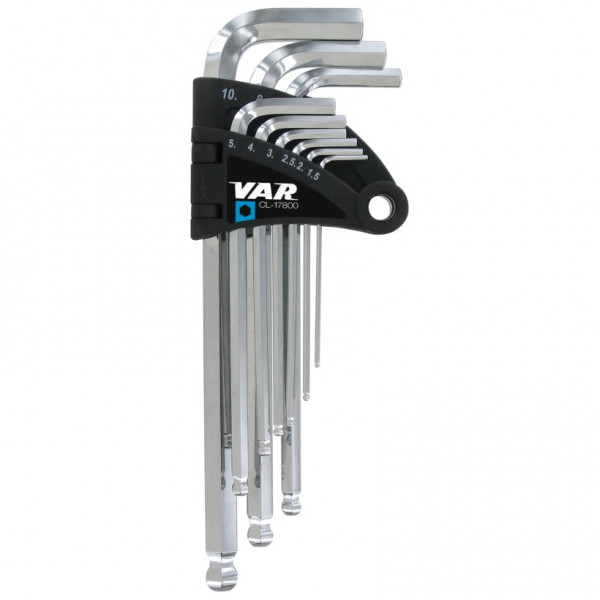 Var Jgo.llaves Allen De L(9uni) 15 A 10 Mm.