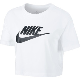 Nike Camisetas Sportswear Essential Mujer Blanco