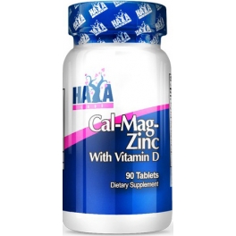 Haya Labs Cal-Mag-Zinc con Vitamina D 90 tabs