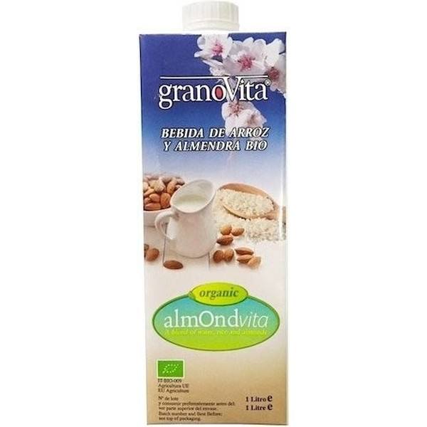 Granovita Almondvita - Bebida de Arroz y Almendra Bio 1 L