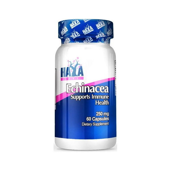 Haya Labs Echinacea 250 mg 60 caps refuerza el sistema inmune
