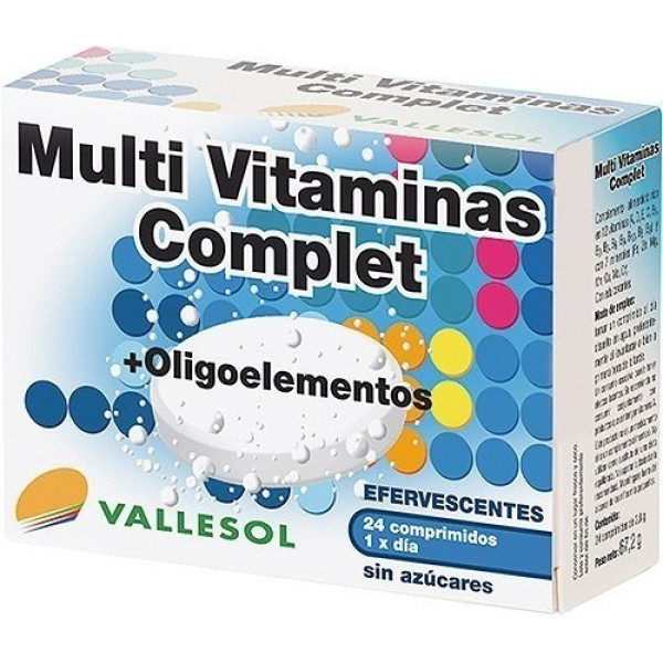Vallesol Complet Multivitamines 24 comprimés