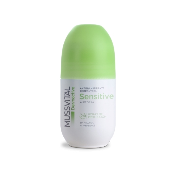 Mussvital Dermactive Desodorante Roll On Sensitive Aloe Vera 1 bote x 75 ml